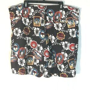 Big Dogs Hawaiian Beach Trunks Board Shorts